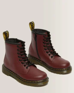 Sale Junior 1460 Softy T Leren Veterlaarzen KIDS Meisjes Schoolschoenen|Laarzen
