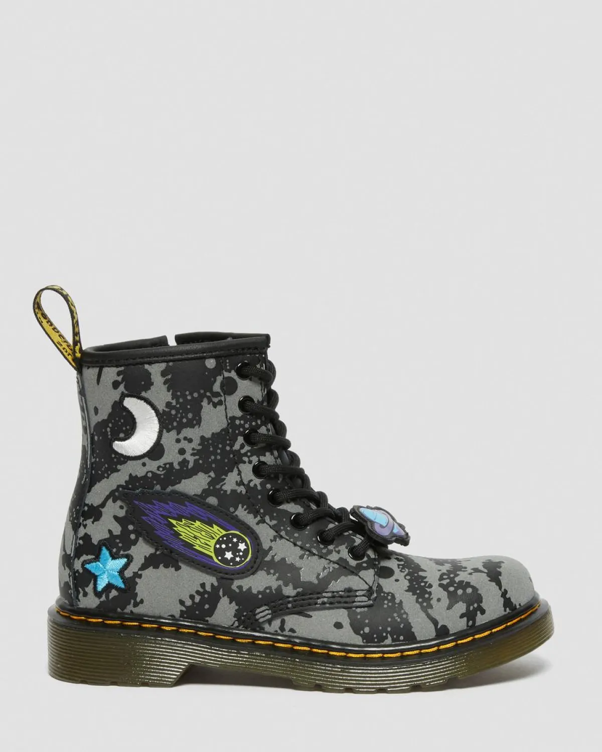 Cheap Junior 1460 Space Hydro Leren Veterlaarzen UNISEX Sale Voor Kinderen|Laarzen