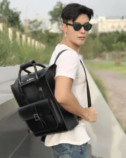 Hot Kiev Smooth Leren Laptop Rugtas ACCESSORIES Tassen|Trending Stijlen