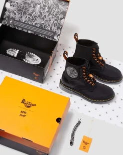 Clearance 1460 King Nerd Leren Laars UNISEX Enkellaarzen|Veterlaarzen