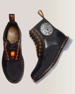 Clearance 1460 King Nerd Leren Laars UNISEX Enkellaarzen|Veterlaarzen