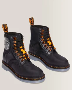 Clearance 1460 King Nerd Leren Laars UNISEX Enkellaarzen|Veterlaarzen