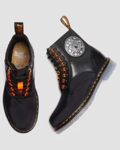 Clearance 1460 King Nerd Leren Laars UNISEX Enkellaarzen|Veterlaarzen