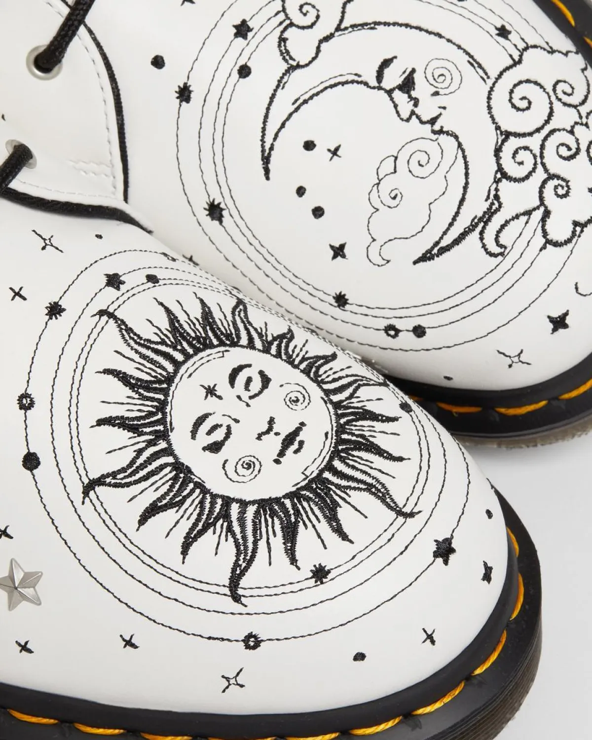 Online 1461 Kosmisch Geborduurd Leren Schoenen GIFTS Originals|Veterschoenen