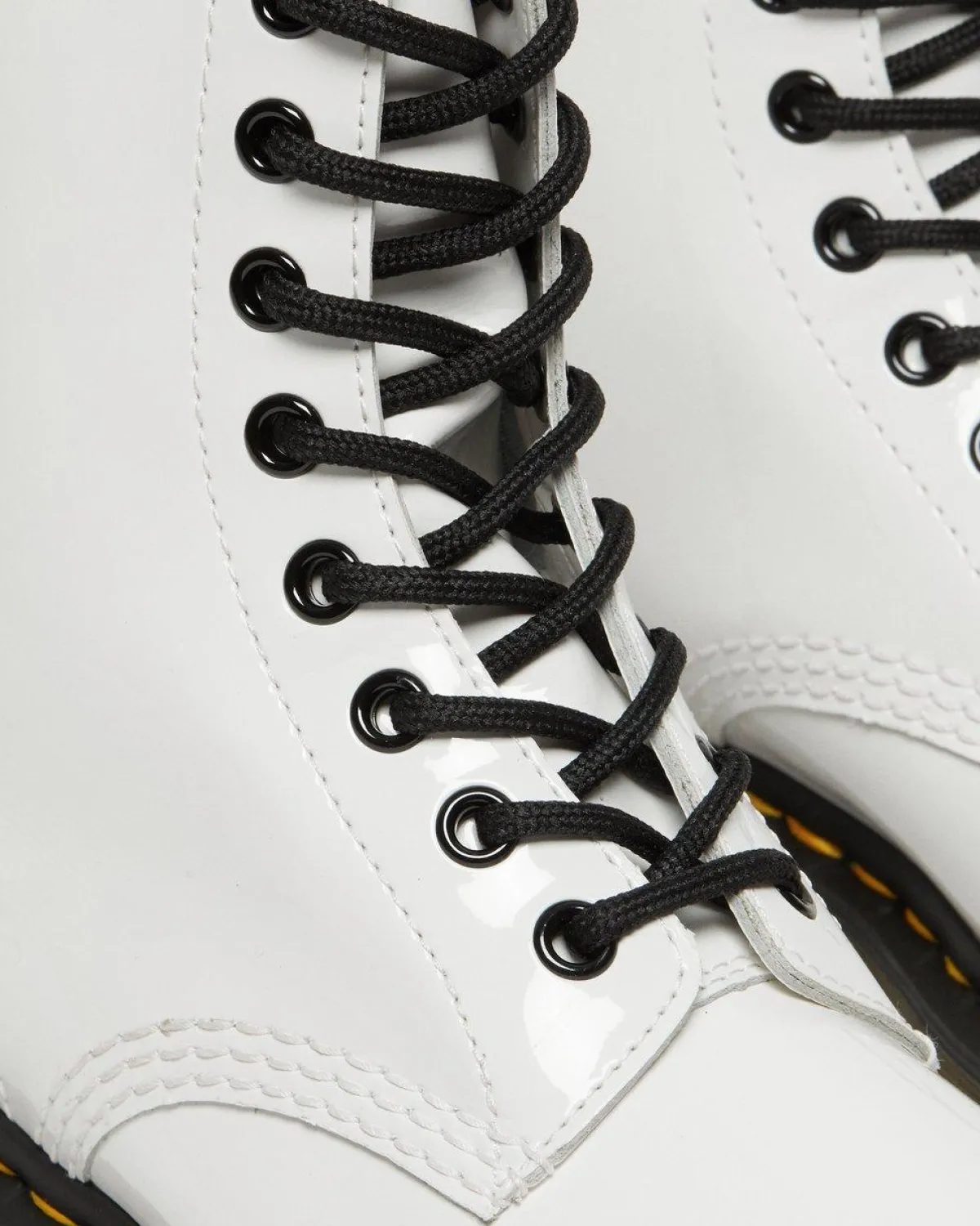 Outlet 1460 Lakleren Veterlaarzen WOMENS Veterlaarzen|Enkellaarzen