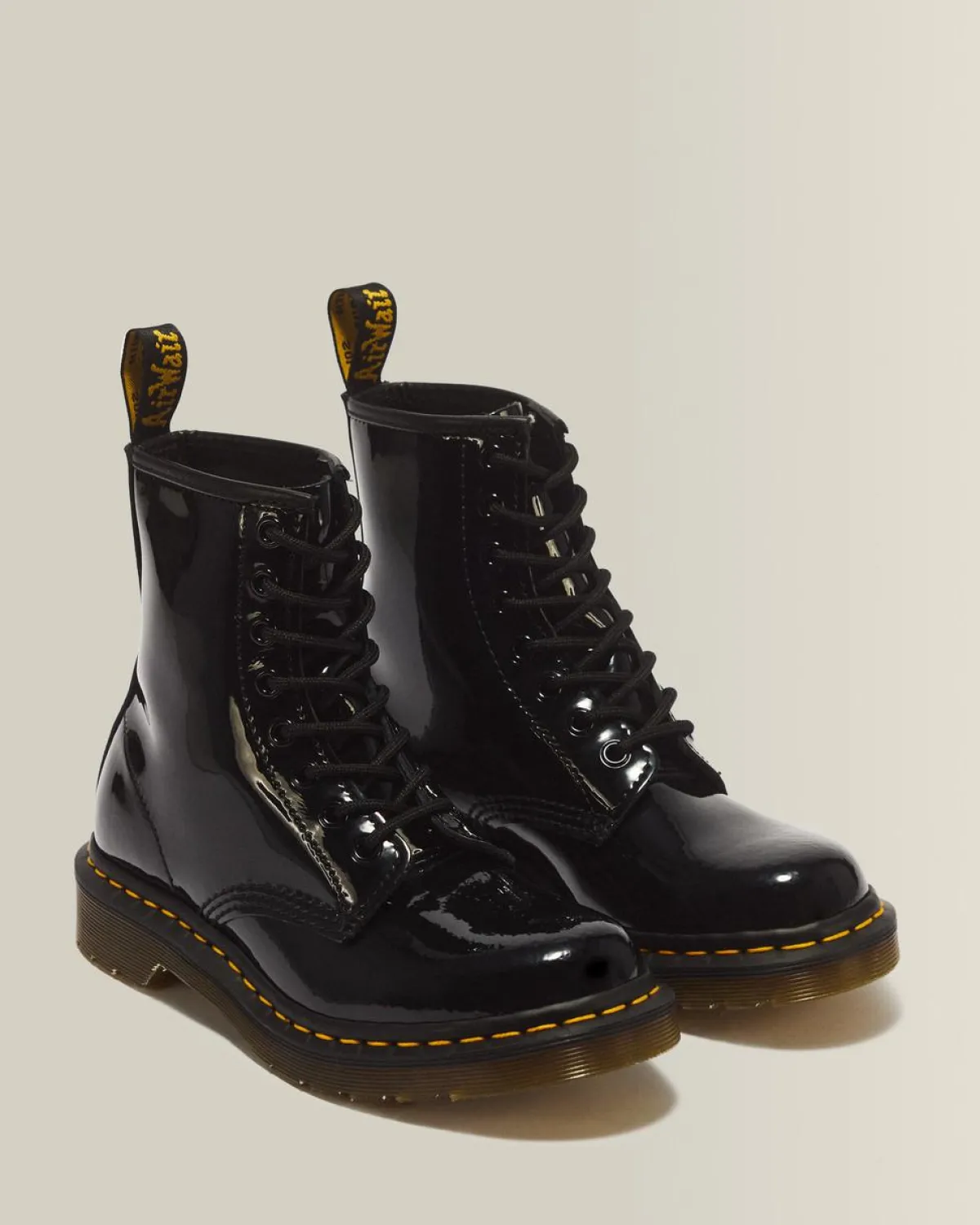 Best 1460 Lakleren Veterlaarzen WOMENS Veterlaarzen|Enkellaarzen