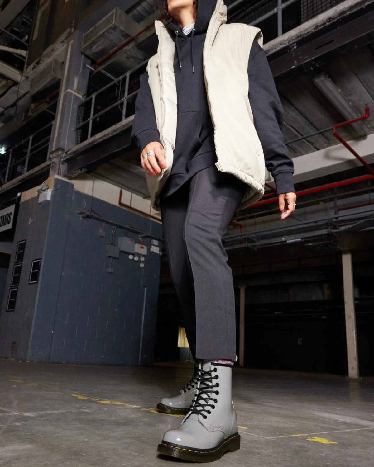 New 1460 Lakleren Veterlaarzen WOMENS Veterlaarzen