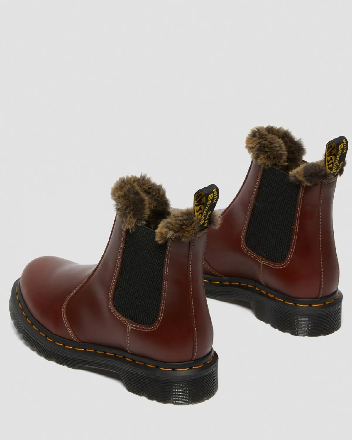 Cheap 2976 Leonore Abruzzo Imitatiebont Gevoerde Chelsea Laarzen GIFTS Chelsea Boots|Laarzen