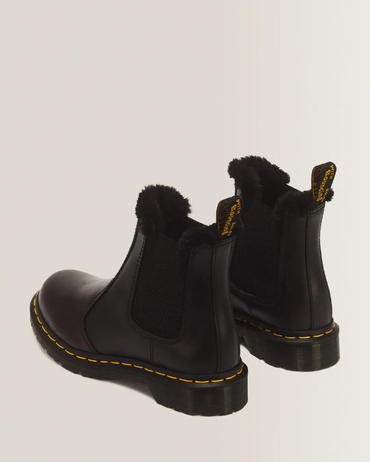Hot 2976 Leonore Imitatiebont Gevoerde Chelsea Laarzen UNISEX Enkellaarzen|Chelsea Boots