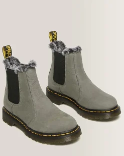 Hot 2976 Leonore Imitatiebont Gevoerde Nubuck Chelsea Boots UNISEX Enkellaarzen|Zachte Leren Laarzen