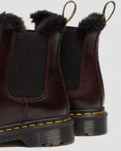 Shop 2976 Leonore Imitatiebont Gevoerde Chelsea Laarzen UNISEX Enkellaarzen|Chelsea Boots