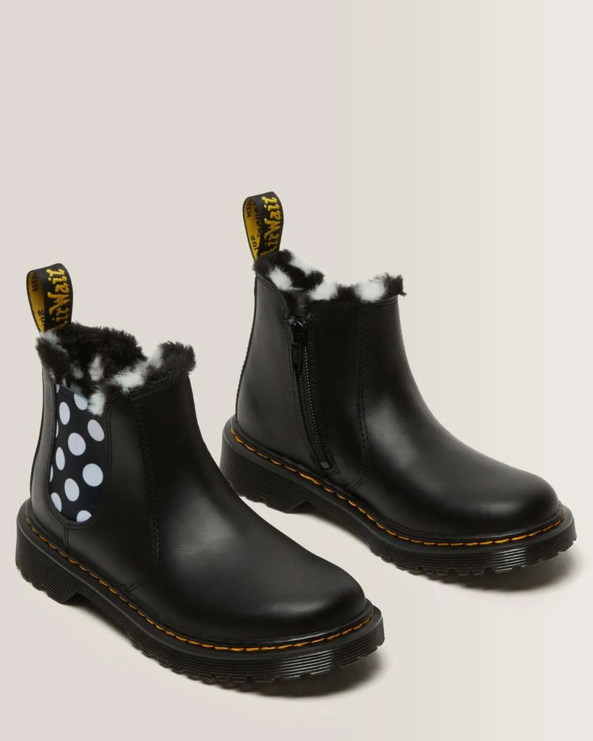 Cheap 2976 Leonore Imitatiebont gevoerde Leren Chelsea Boots voor Kinderen GIFTS Sale Voor Kinderen|Laarzen