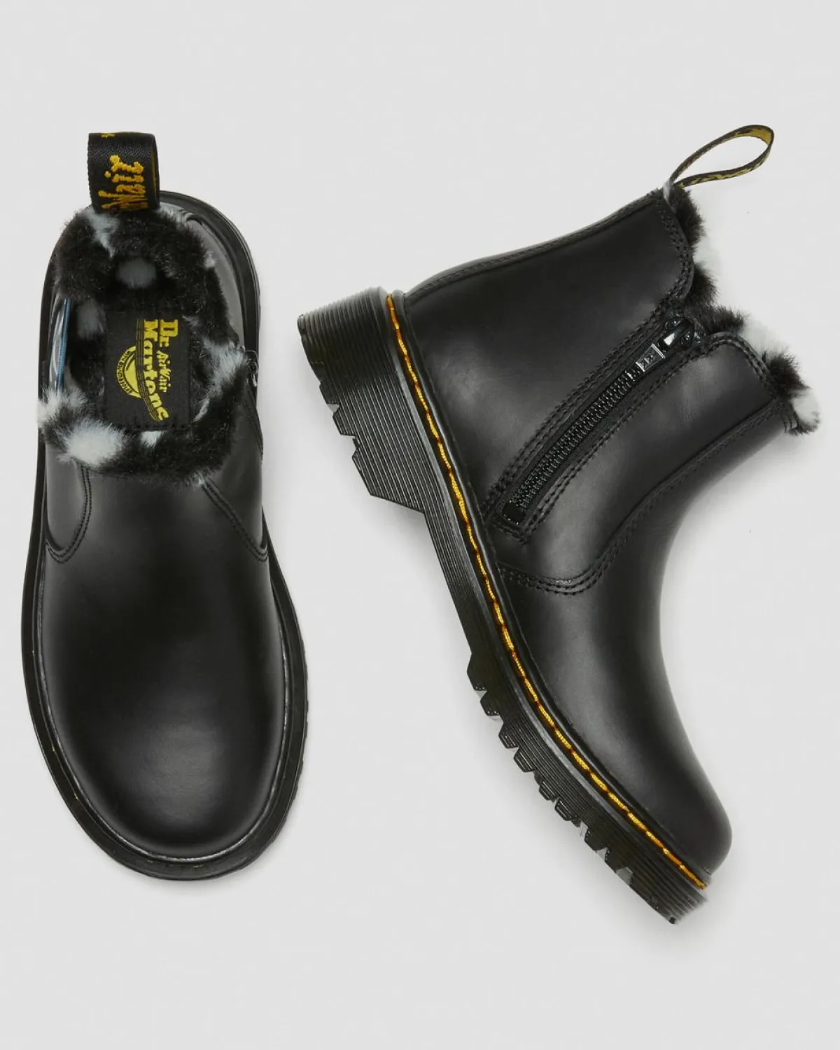 Cheap 2976 Leonore Imitatiebont gevoerde Leren Chelsea Boots voor Kinderen GIFTS Sale Voor Kinderen|Laarzen