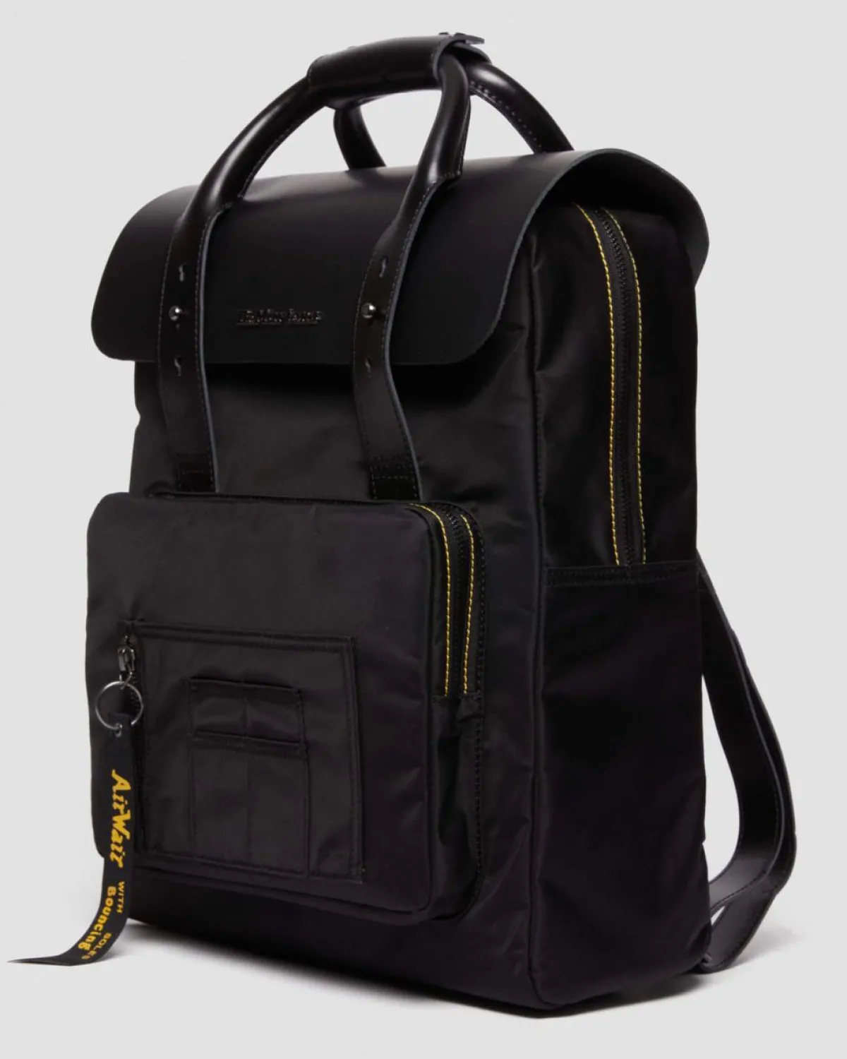 Best LITE ALPHA INDUSTRIES LEREN & NYLON RUGZAK UNISEX Tassen|Nieuw Binnen