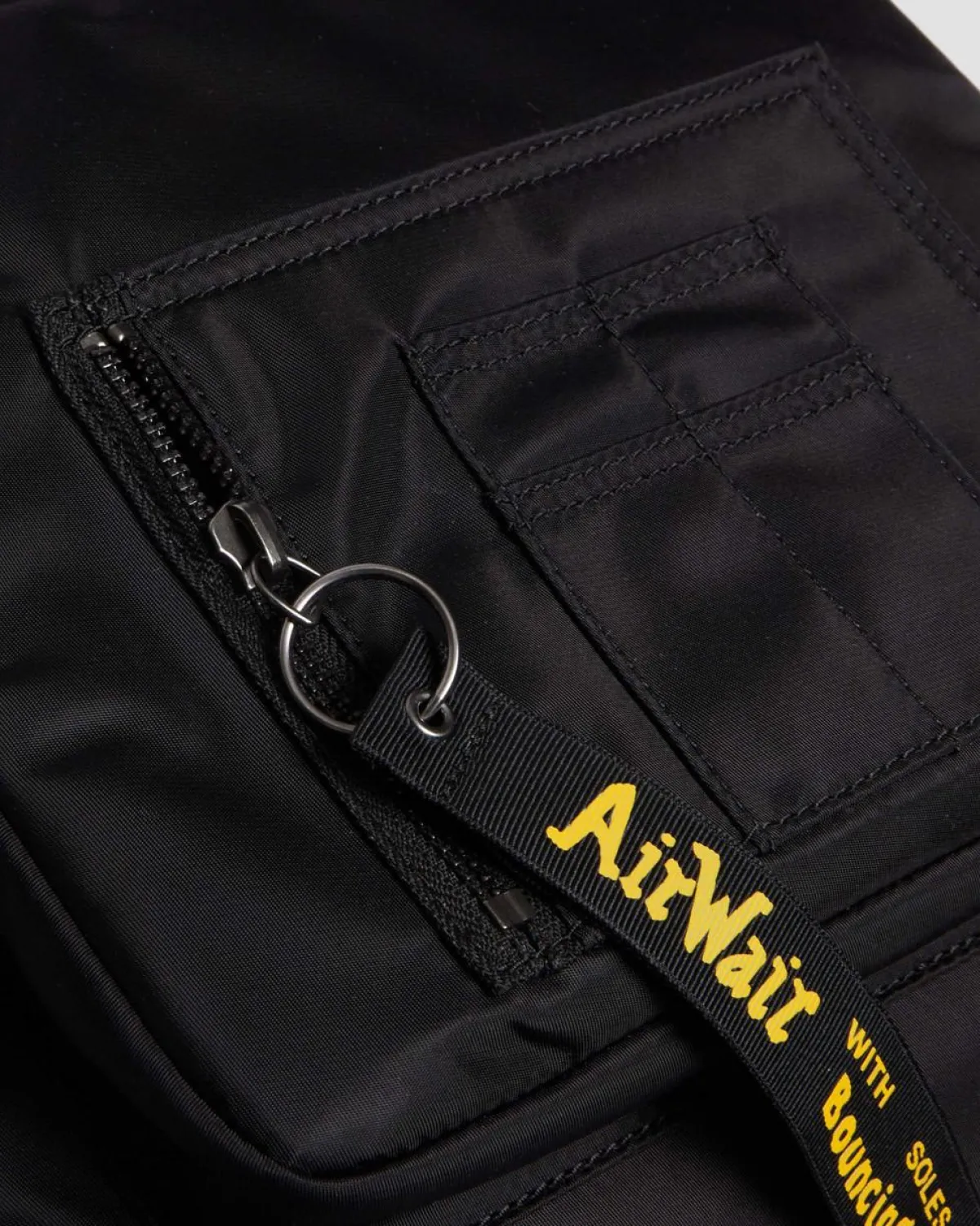 Best LITE ALPHA INDUSTRIES LEREN & NYLON RUGZAK UNISEX Tassen|Nieuw Binnen