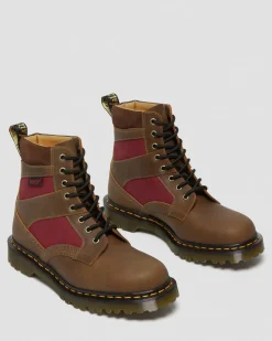 Shop 1460 Made in England Gevoerd Paneel Veterlaarzen UNISEX Heren Sale|Made In England