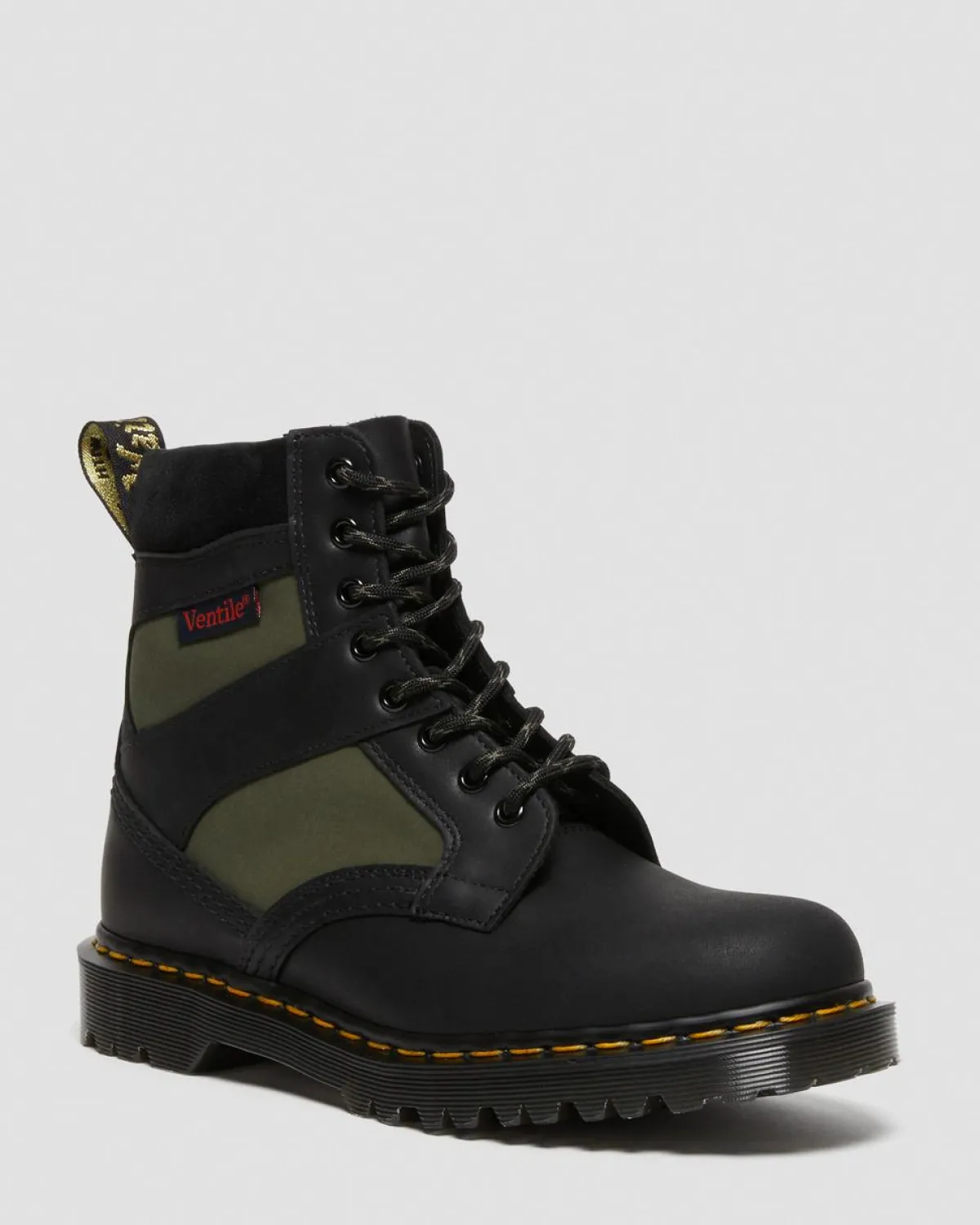 Sale 1460 Made in England Gevoerd Paneel Veterlaarzen UNISEX Heren Sale|Made In England