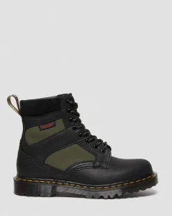 Sale 1460 Made in England Gevoerd Paneel Veterlaarzen UNISEX Heren Sale|Made In England