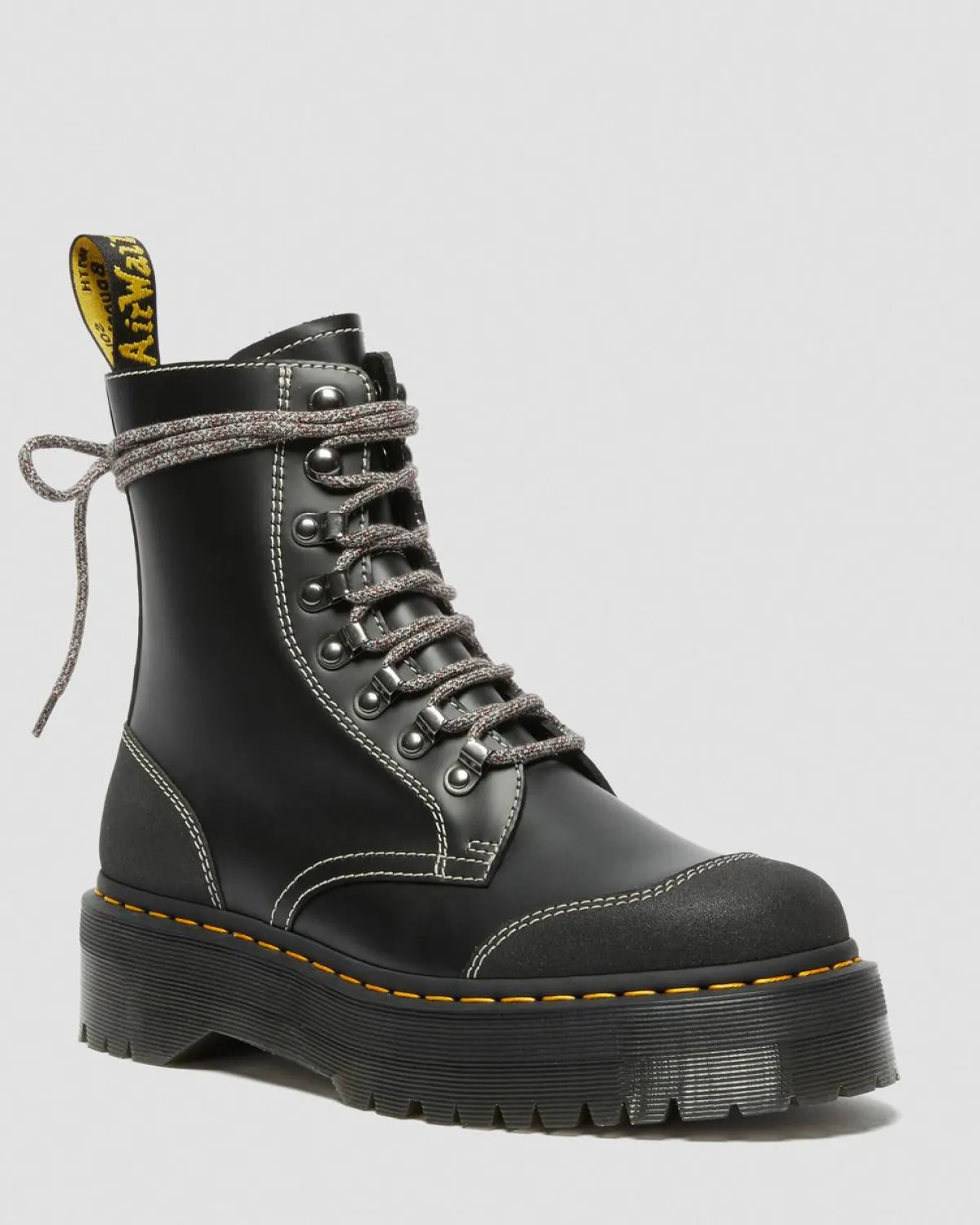 Clearance Moreno Smooth Leather Platform Boots GIFTS Enkellaarzen|Veterlaarzen