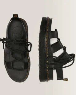 Online Nartilla Hydro Leren Gladiator Sandalen met Veters WOMENS Lichte Sandalen|Platform Sandalen