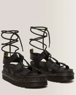 Online Nartilla Hydro Leren Gladiator Sandalen met Veters WOMENS Lichte Sandalen|Platform Sandalen