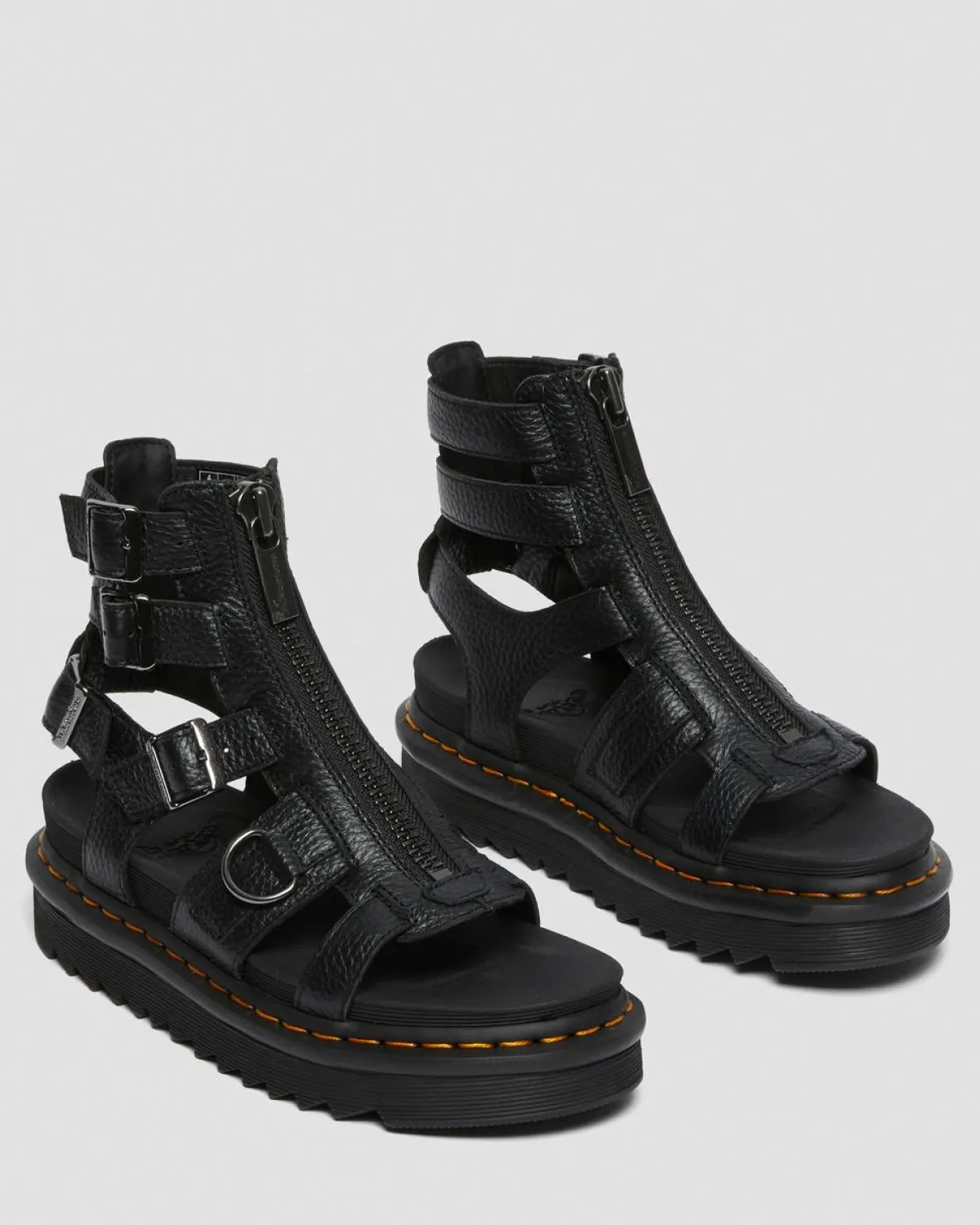 Shop Olson Leren Sandalen met Rits WOMENS Lichte Sandalen|Gladiator Sandalen