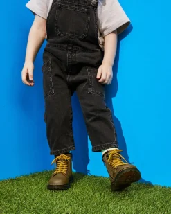 Hot 1460 Panel Leren Veterlaarzen voor Peuters UNISEX Sale Voor Kinderen