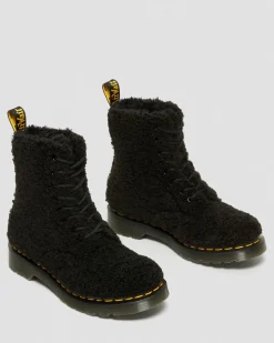 New 1460 Pascal Faux Shearling Laarzen WOMENS Dames Sale|Veterlaarzen