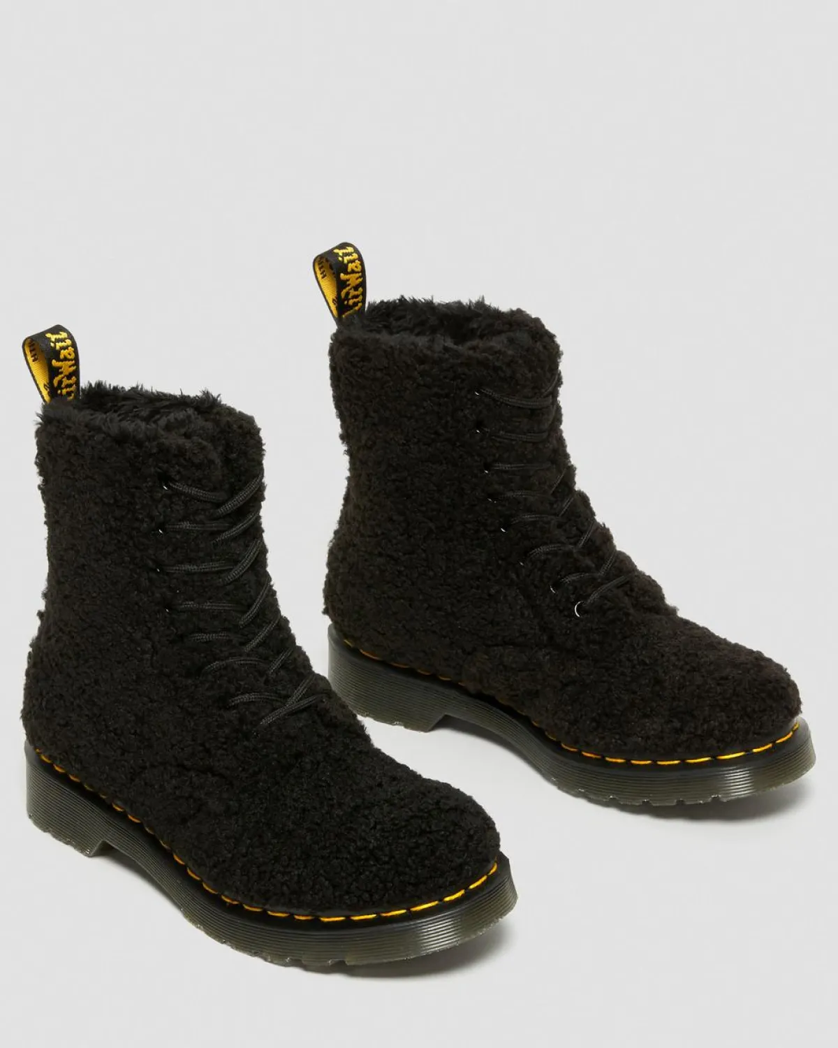 New 1460 Pascal Faux Shearling Laarzen WOMENS Dames Sale|Veterlaarzen