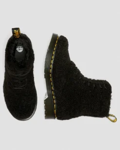 New 1460 Pascal Faux Shearling Laarzen WOMENS Dames Sale|Veterlaarzen