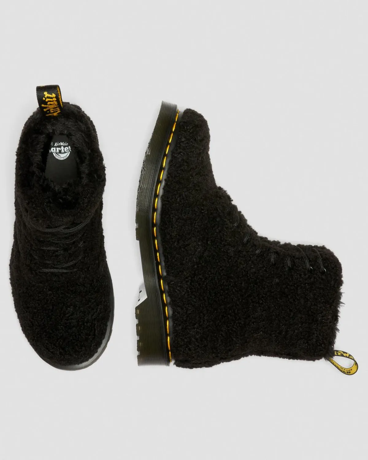 New 1460 Pascal Faux Shearling Laarzen WOMENS Dames Sale|Veterlaarzen