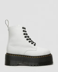 Online 1460 Pascal Max Leren Platformlaarzen UNISEX Dames Sale|Veterlaarzen