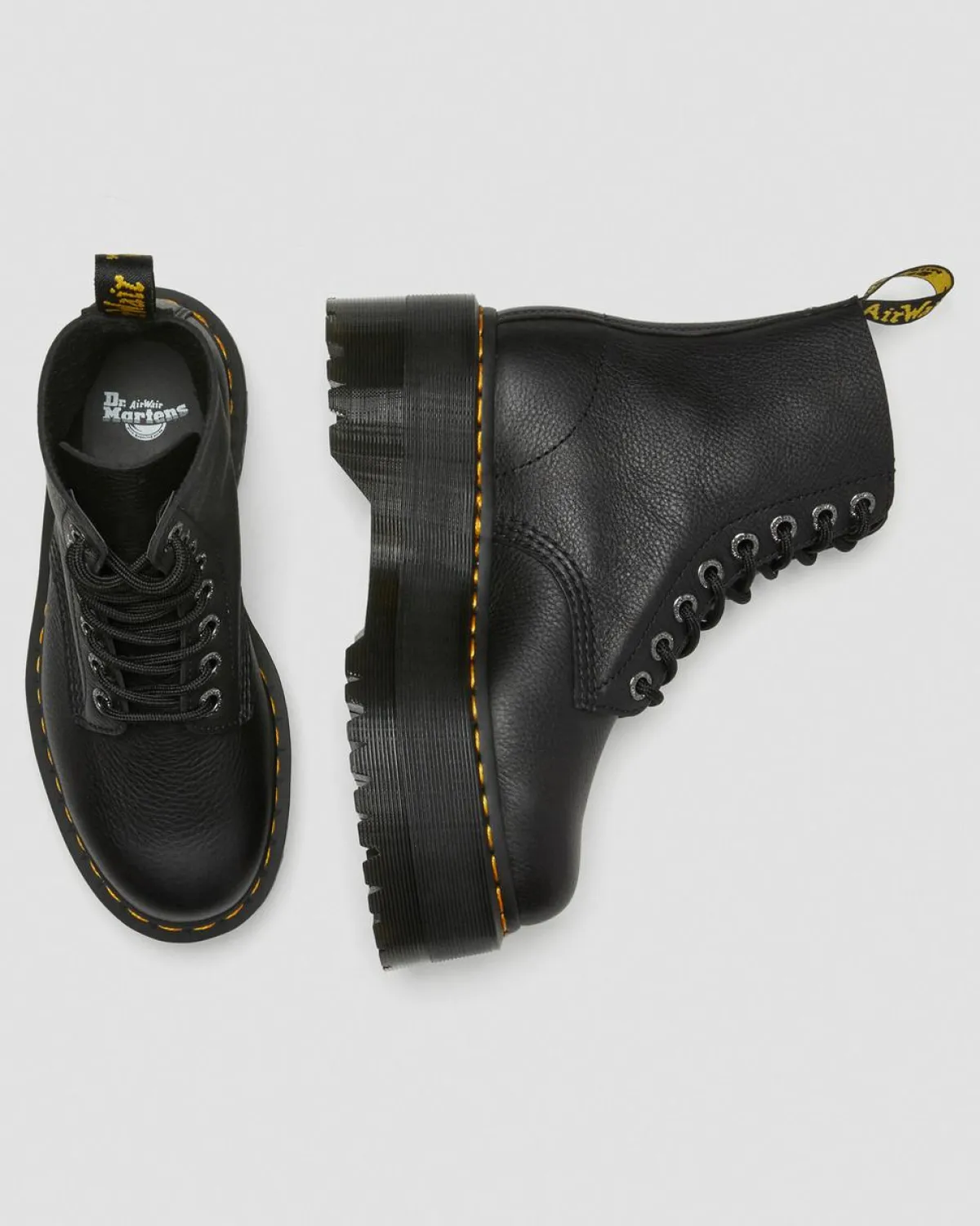 Hot 1460 Pascal Max Leren Platformlaarzen UNISEX Veterlaarzen|Enkellaarzen