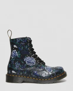 Outlet 1460 Pascal Mystiek Bloemen Veterlaarzen WOMENS Veterlaarzen|Enkellaarzen