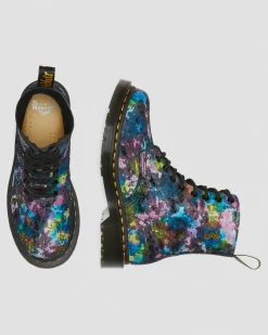 Online 1460 Pascal Regenboog Suède Veterlaarzen WOMENS Dames Sale|Veterlaarzen