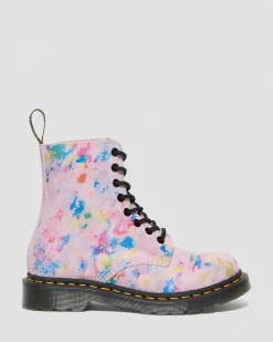 Shop 1460 Pascal Regenboog Suède Veterlaarzen WOMENS Veterlaarzen|Enkellaarzen