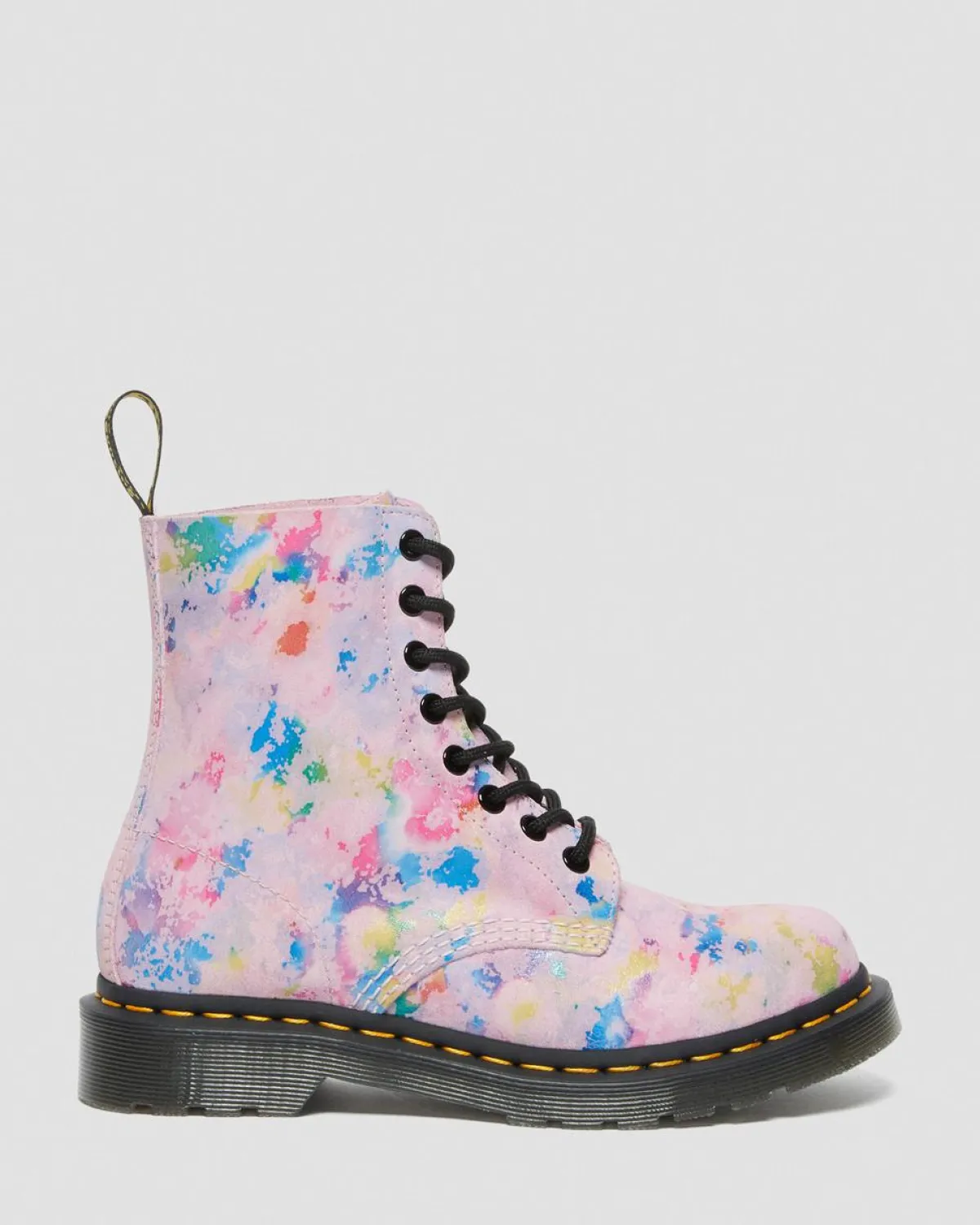 Shop 1460 Pascal Regenboog Suède Veterlaarzen WOMENS Veterlaarzen|Enkellaarzen