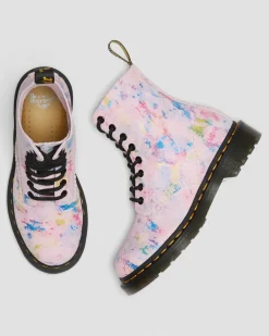 Shop 1460 Pascal Regenboog Suède Veterlaarzen WOMENS Veterlaarzen|Enkellaarzen