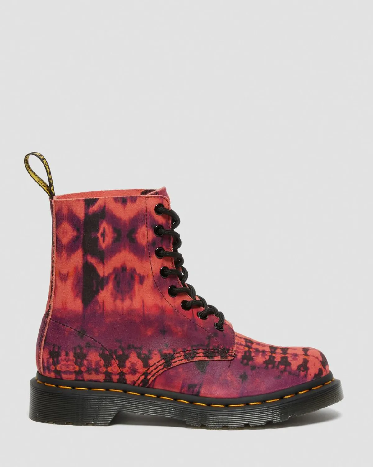 Online 1460 Pascal Tie Dye Leren Veterlaarzen WOMENS Suède|Veterlaarzen