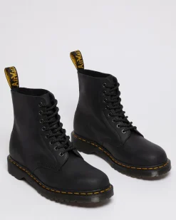 Best 1460 Pascal Waxed Volnerf Leren Veterlaarzen MENS Enkellaarzen|Veterlaarzen