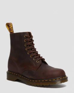 Flash Sale 1460 Pascal Waxed Volnerf Leren Veterlaarzen MENS Nieuw Binnen|Enkellaarzen