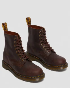 Flash Sale 1460 Pascal Waxed Volnerf Leren Veterlaarzen MENS Nieuw Binnen|Enkellaarzen