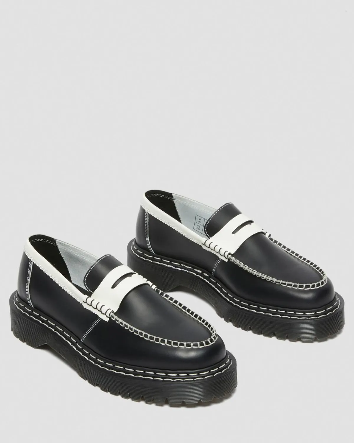 Shop Penton Bex Contrasterende Leren Loafers MENS Loafers|Schoenen