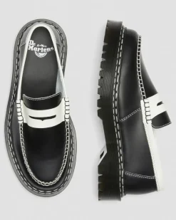 Shop Penton Bex Contrasterende Leren Loafers MENS Loafers|Schoenen