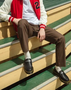 Cheap Penton Bex Dubbele Steek Leren Loafers WOMENS Schoenen|Platform Schoenen