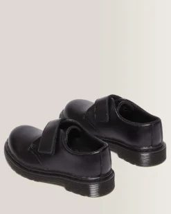 Sale Peuter Kamron Leren Velcro Oxford Schoenen met Band KIDS Meisjes Schoolschoenen|Jongens Schoolschoenen