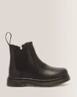 Outlet Peuter 2976 Leonore Imitatiebont Gevoerde Chelsea Boots KIDS Jongens|Laarzen