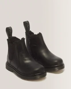 Outlet Peuter 2976 Leonore Imitatiebont Gevoerde Chelsea Boots KIDS Jongens|Laarzen