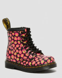 Online Peuter 1460 Luipaard Hydro Leren Veterlaarzen UNISEX Sale Voor Kinderen|Laarzen