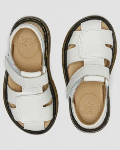 New Peuter Moby II Leren Velcro Sandalen met Riem KIDS Meisjes|Maat 22 Tot 27 - Peuter